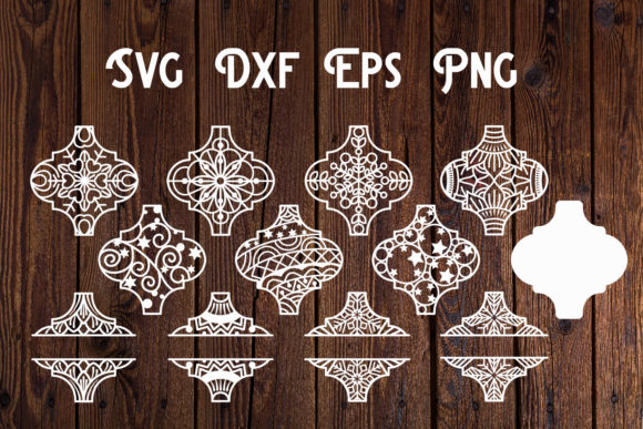 Arabesque Christmas Ornament SVG: A Festive Embroidery Gem