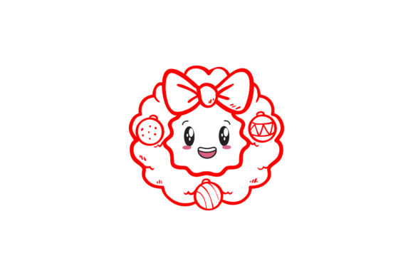 Christmas Cute Mistletoe Icon Vector: A Festive Graphics Gem