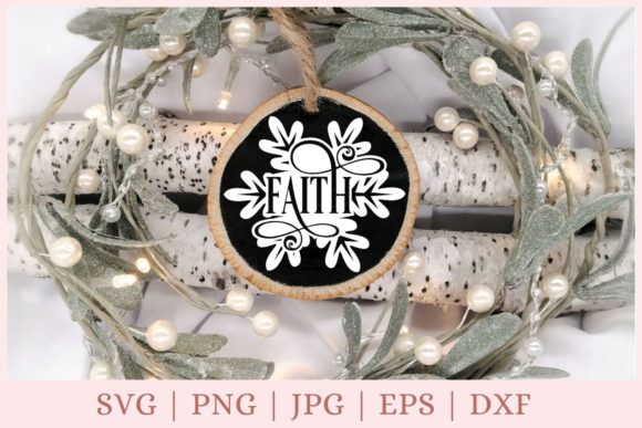 Christmas Ornament, Faith: Perfect Graphics for Local Brands