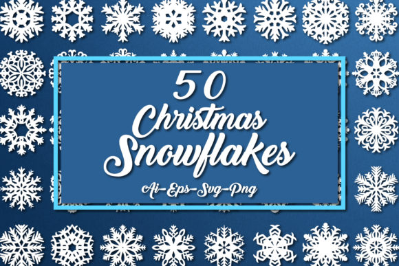 Christmas Snowflakes Vol. 1: Perfect for Crafts and Graphics