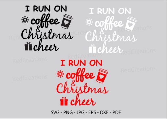 Coffee and Christmas Cheer: A Festive Embroidery Design