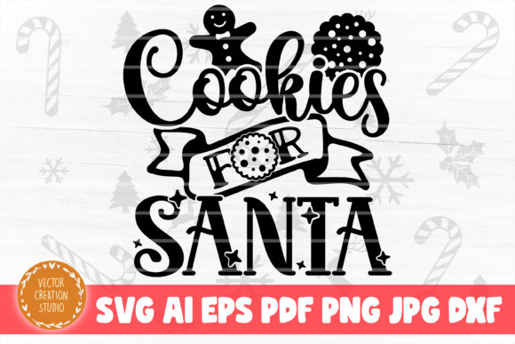 Cookies for Santa Christmas SVG: A Crafty Graphics Gem