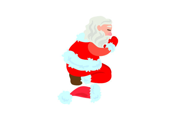 Enhancing Christmas Crafts with Santa Praying