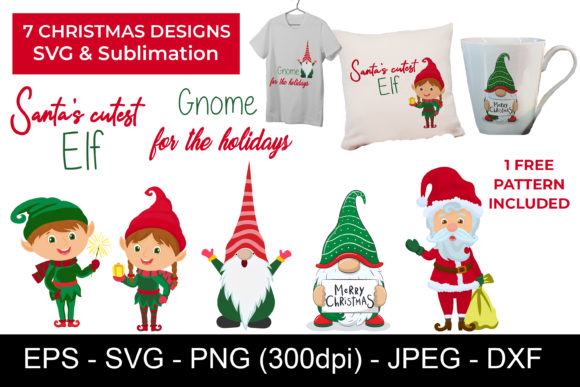 Exploring 7 Christmas Sublimation, Christmas SVG