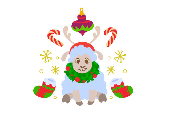 Festive Sheep: A Charming Addition to Christmas Crafts