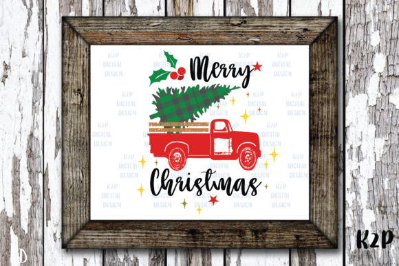 Merry Christmas Farm Fresh Truck