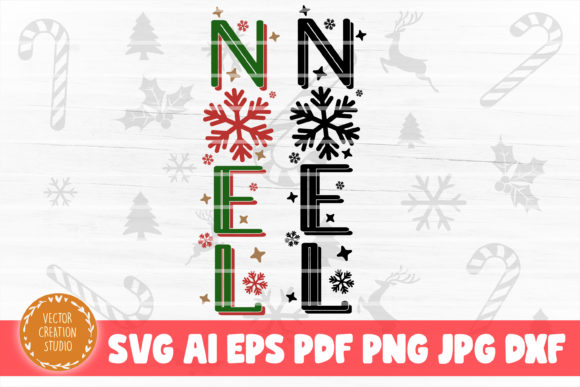Noel Christmas Porch Sign SVG for Festive Crafts and Graphics